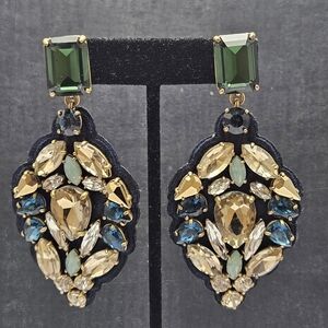 J. Crew Crystal drop earings